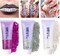 3 Color Face and Body Glitter Gel, Neon Outfit Glow Party for Body Hair Face Nail Glitter Stick Makeup